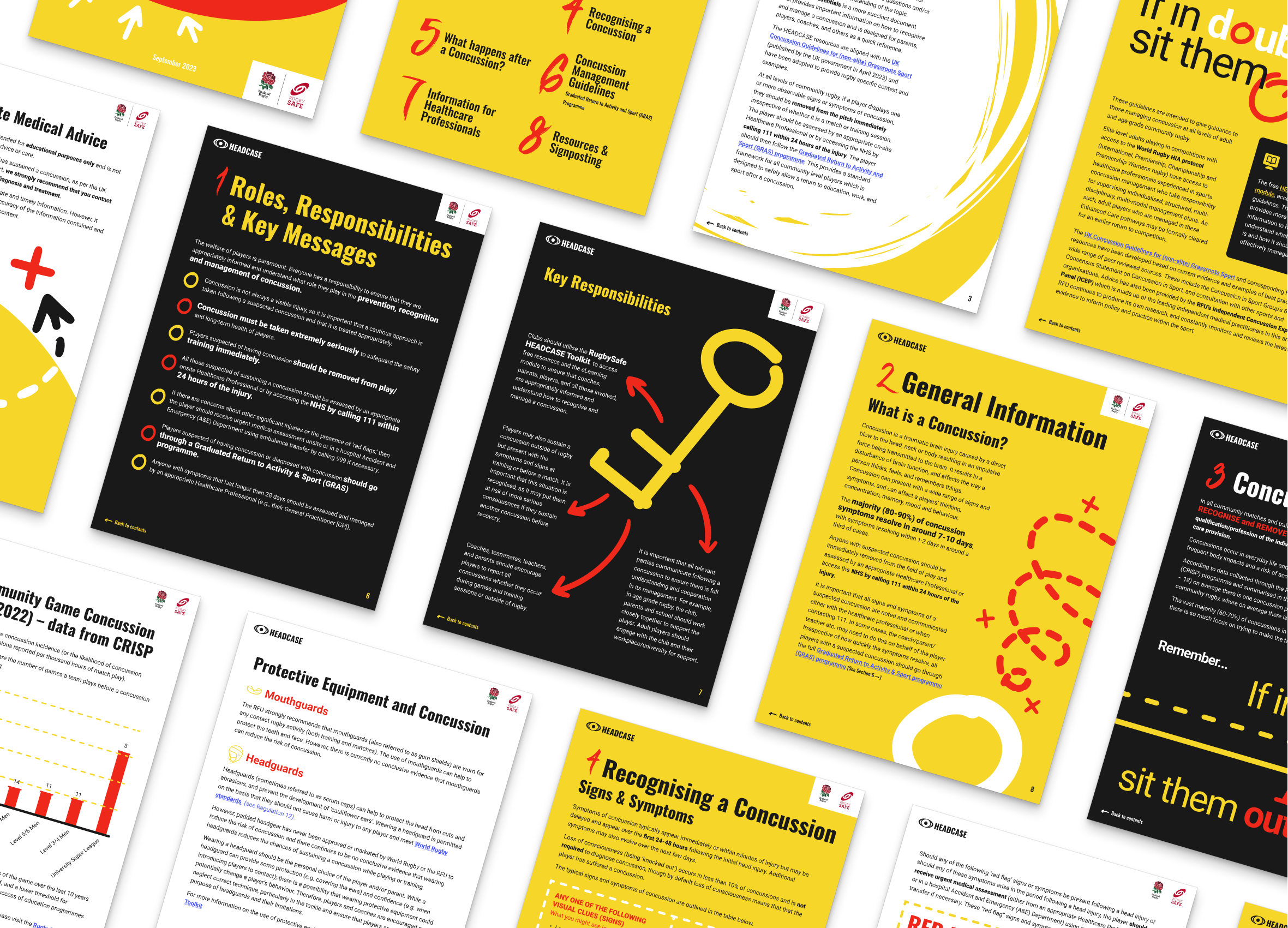 Rebrand: England Rugby Concussion Awareness Identity